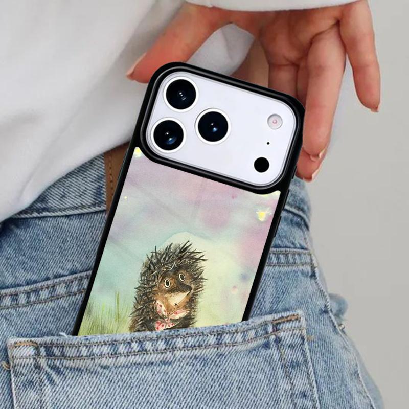 Hedgehog in the Fog Phone Case for iPhone 16e 15 14 13 12 17 Pro Max Plus Air 17pro Cover Coque
