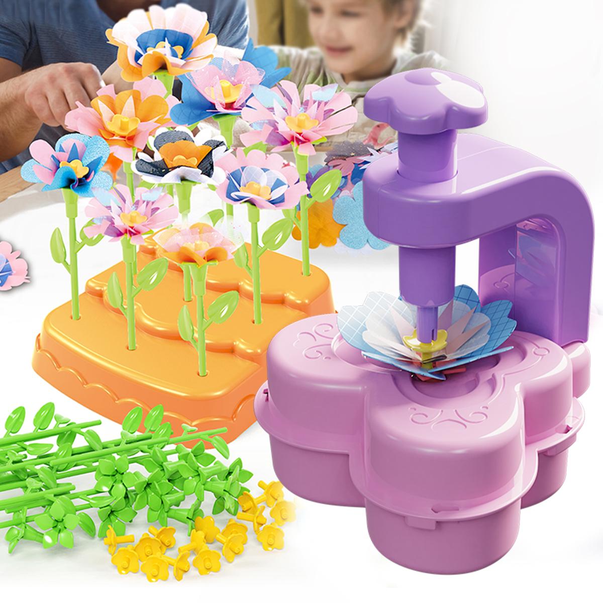 

Букеты из тканевых цветов своими руками, игрушки, букеты цветов игрушка для девочек, набор для рукоделия по изготовлению цветов своими руками, образовательные детские подарки