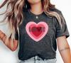 LOVE T-Shirt, Heart Graphic Tee, Romantic Couples Wear Top, Fashion Valentine's Day Gift, Symbol of Affection TShirt, Comfort Fit Shirt