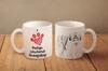 Polish Lowland Sheepdog, PON, Valee Sheepdog - Cup with a Dog, Cute Cup with Graphics, a Gift with Your Photo from the Art-Dog Brand