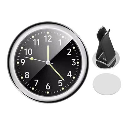 Automobile Clock Automobile Interior Dashboard Decor Portable Mini Analog Car Dashboard Time Decoration For SUVs Cars Trucks