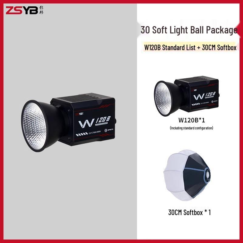 Yingbang W120B Outdoor Live Streaming Pocket Light - 100W Full Color Temperature Soft Light for Photography