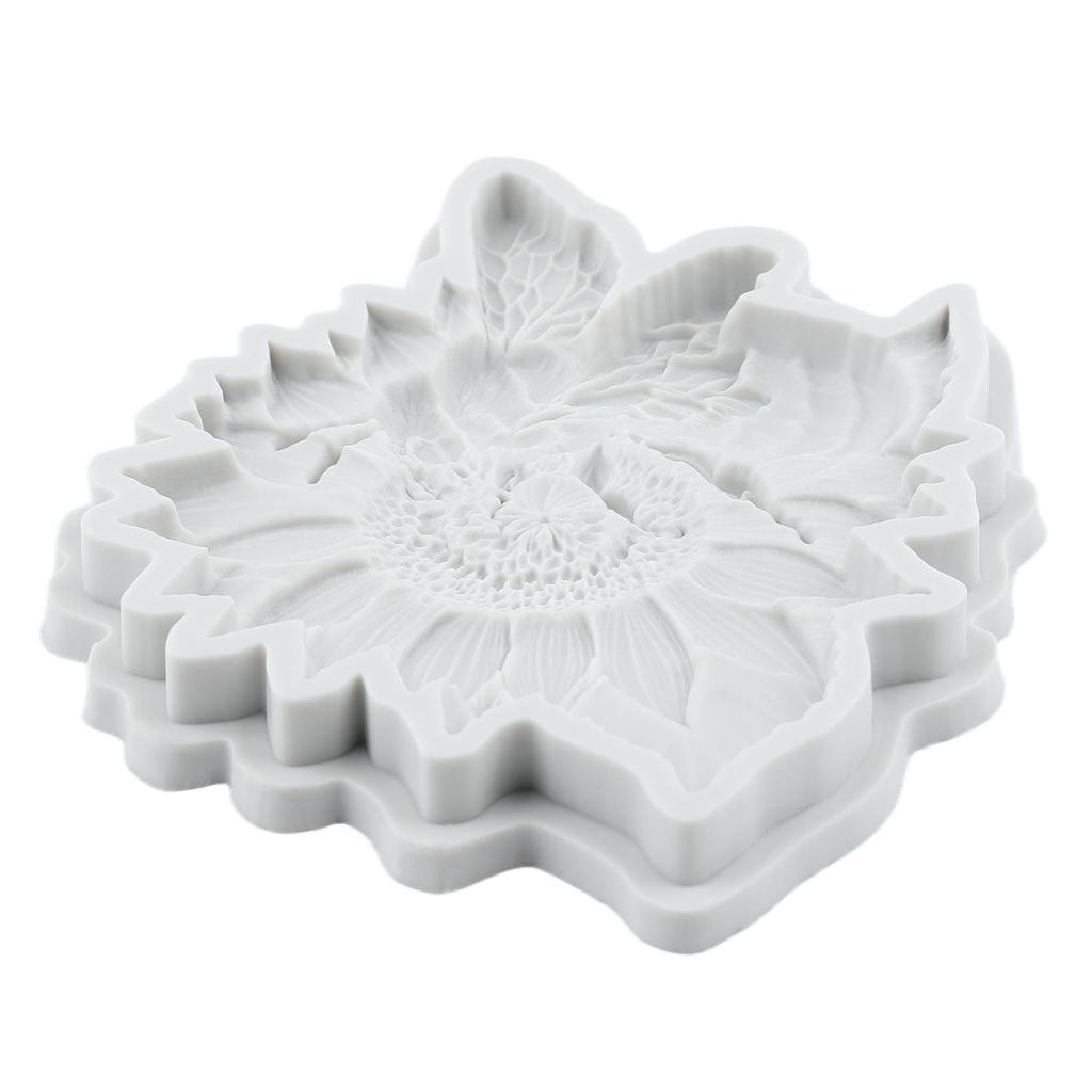 Bee Silicone Mold Sunflower Fondant Molds Cake Decorating Tools Cupcake Topper Candy Sugar Craft Gum Paste Polymer Clay