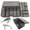 Double Layer Fishing Box Waterproof Plastic Fishing Lure Box Lures Hook Minnow Bait Storage Case Multifunctional Fishing Tool