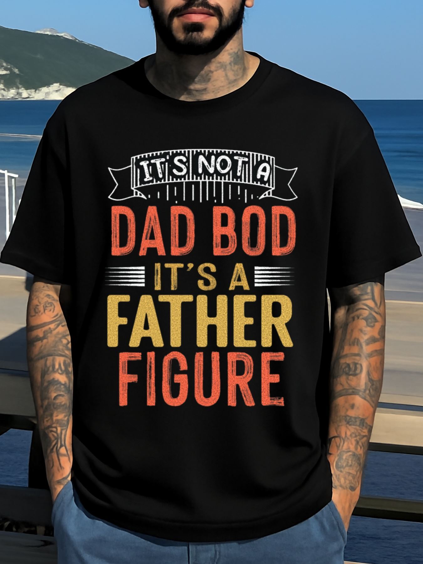 Top Pick Local 1 Pack Mens Funny Dad 100 Cotton TShirt S