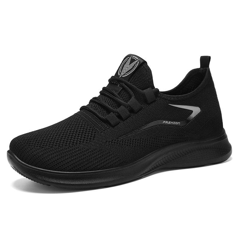 Vielseitige Atmungsaktive Flyknit Sportschuhe für Herren – Weiche Sohle und Geruchlose Wanderschuhe