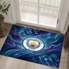 Manchester City Design Crystal Velvet Carpet Cozy Non?Slip Printed Rug For Bedroom Living Room Entrance