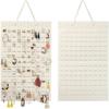 Felt Earrings Storage Hanging Bag Wall Hanging Jewelry Display Shelf Necklace Ring Earrings Storage Bag Jewellery Organizer