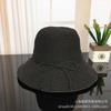 8Cm Japanese handmade crochet pull-up straw hat foldable sun hat children summer sun protection bucket hat sun hat