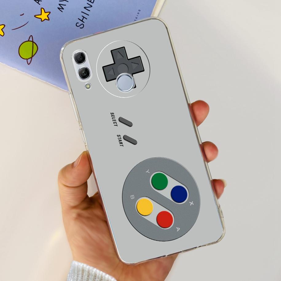 For Honor 10 Lite Case Honor 10i Shockproof Cover HRY-LX1T HRY-LX2 Stylish Flower Soft Silicone Clear TPU Funda For Honor10 Capa