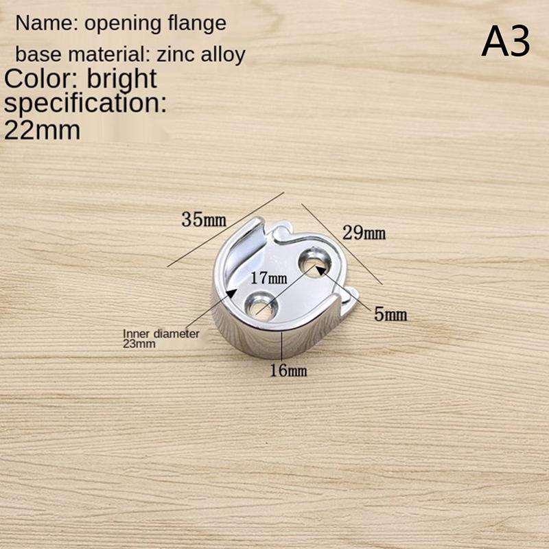 Aluminum Decorative Malleable Iron Floor Wall Flange Flange Piece Hardware Tool Fittings