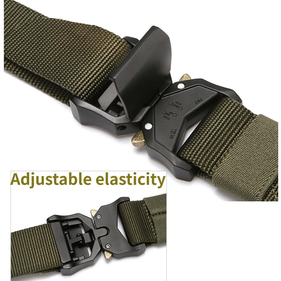 Pasek taktyczny 3,8 cm dla fanów wojskowości, wielofunkcyjny nylonowy pas treningowy outdoorowy