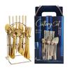 Stainless Steel Tableware 24-piece Gift Box Set Western Food Steak Knife Fork Spoon Tableware Set