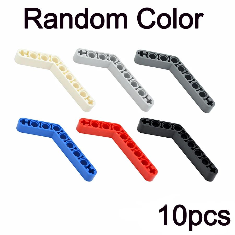 

DIY 6x4 Bent Liftarm Thick Curved Arm 10Pcs Moc Building Blocks Technical Beam Compatible 6629 Assembles Particles Bricks toy