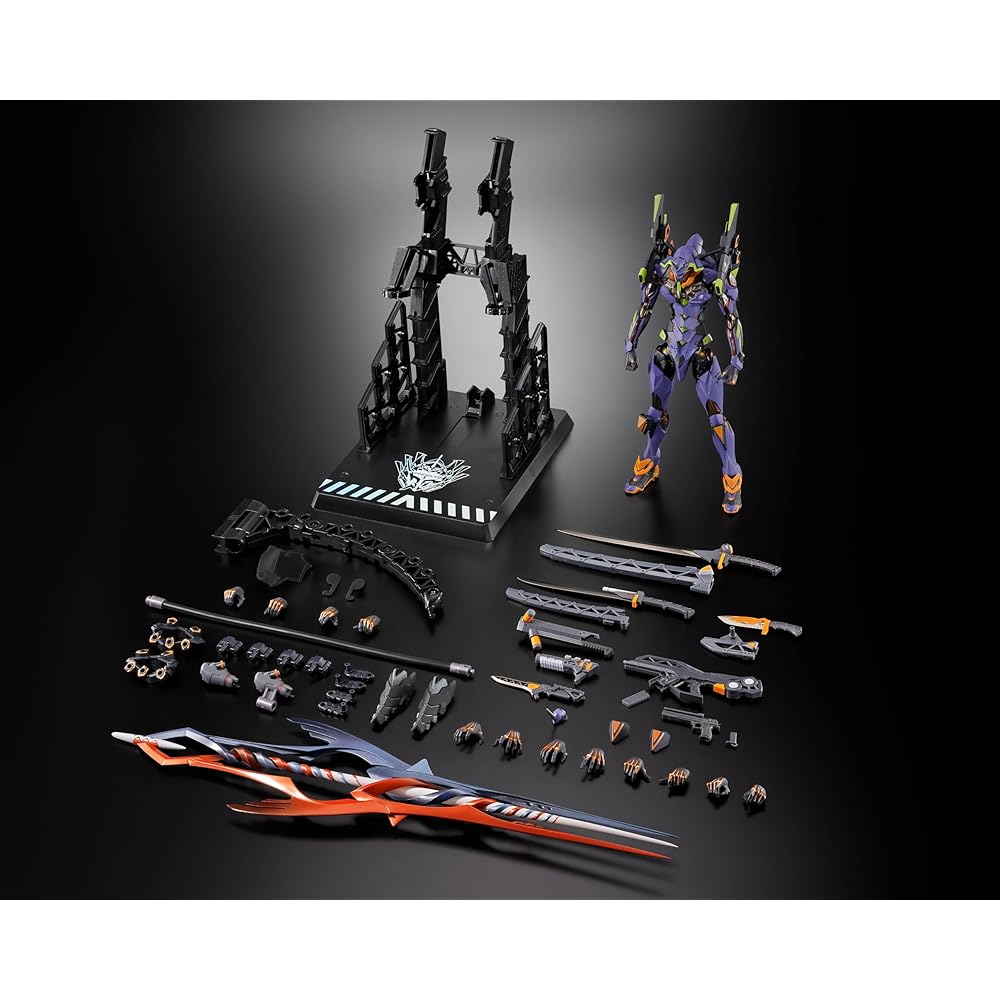 TAMASHII NATIONS Metal Build Evangelion Unit 01 30th with Spear of Gaius 220mm Action Figure ABS PVC Diecast