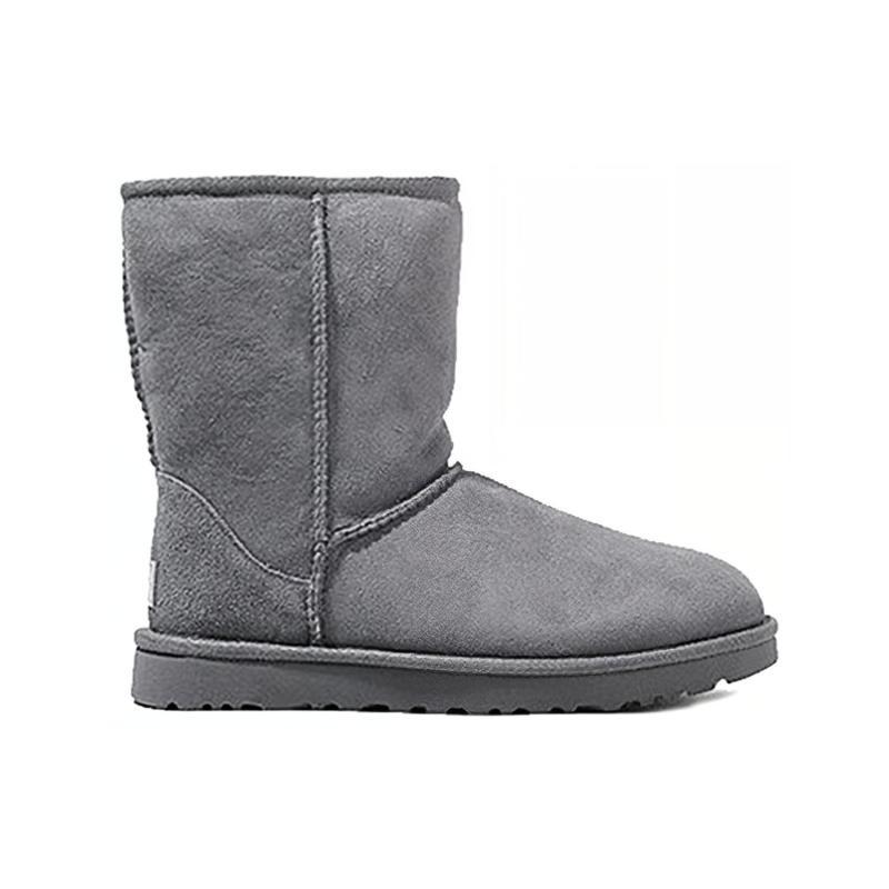 UGG Classic Short Ii Fleece Lined Gray Women's Sneakers 1016223-GREY