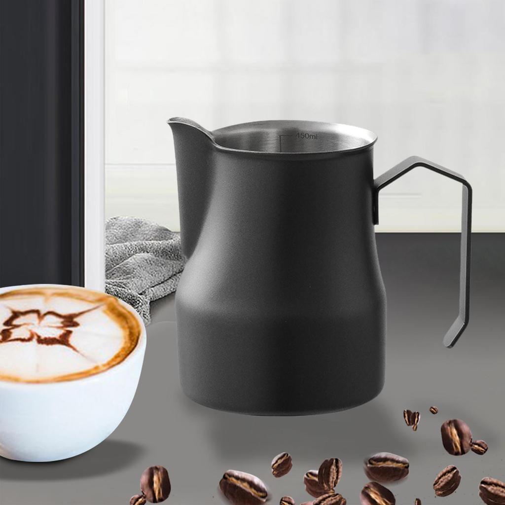 Milk Frothing Pitcher Stainless Steel Milk Frother Cup for Cappuccino Bar