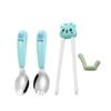 304 Stainless Steel Kids' Fork, Spoon, and Chopsticks Set - For Infant and Toddler Mealtime Training