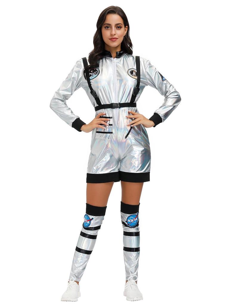 Halloween Astronaut Pilot Costume - Space Suit for Cosplay & Stage