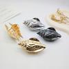 New Marine Wave Alloy Hair Clip European Style Bold Back Hair Pin Shark Clip