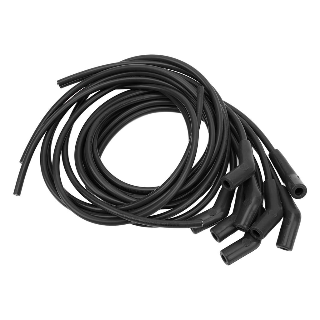 45 degrees  135 degrees  Sparking Plug Ignition Wire Set with Dustproof Cover High Performance 8.5mm Diameter