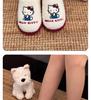 Genuine Sanrio Cartoon Furry Slippers - Women's Non-Slip Warm Winter Indoor Slippers with Plush Cotton and Velvet