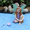 Outdoor Resin Flower Fairy Ornaments for Balcony and Garden Decor