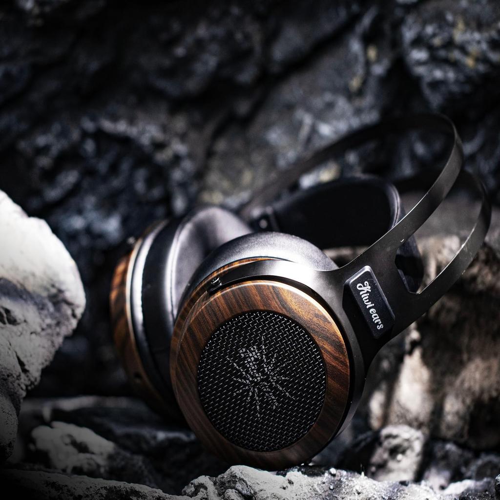 Linsoul Kiwi Ears Altruva High-End Dynamic HiFi Open-Back Wired Over-Ear Headphones with a Full-Size 50mm Dynamic Diaphragm, Deep Bass, Comfortable