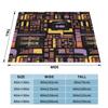 SciFi Computer Panel LCARS Repeating Pattern Personalized Travel An Ultra-Soft Micro Fleece Blanket