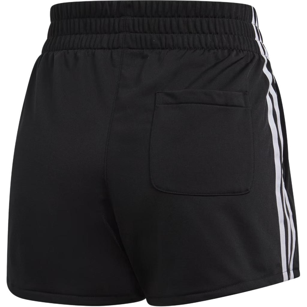 Adidas Originals Hot Girl Series 3 Stripes Shorts Small Logo Women Shorts Black FM2610