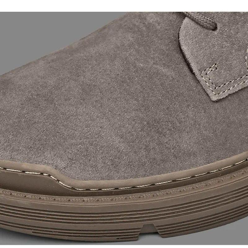 Retro Genuine Leather Men Shoes Casual Non Slip Wear Resistant Daily Business Shoe Hot Sale Round Toe Low Top British Styl