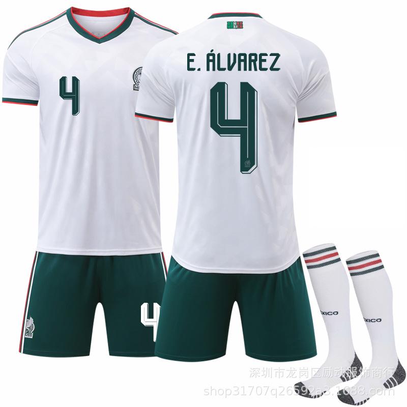 2526 Away Jerseys Sports Team Uniform Set Football Training Suit Set
