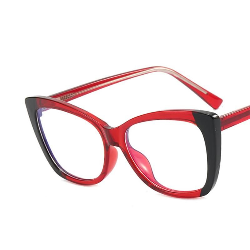 Square Cat Eyes Frame Clear Lens Glasses Myopia Nerd Spectacles Degree -0.5 -1.0 -2.0 -3.0 -4.0 To -6.0