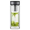 WANXIANG Double-Wall Glass Tea Tumbler