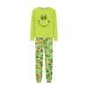 Christmas Print Cute Family Set Pajamas, Home Clothes, Family Set Long Sleeve Top Pants Set