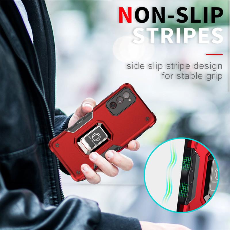Do Samsung Galaxy S20 Fe S21 Plus Etui Magnetyczny Uchwyt Samochodowy Pierścień Odporny Na Wstrząsy Pancerz Etui Telefoniczne Do Galaxy S21 Ultra Tylna Okładka
