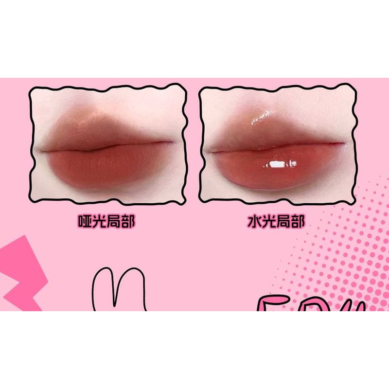 VEECCI - Good Luck Rabbit Dual-Ended Lip Glaze My Friend Rabbit Limited Edition - 6 Colors