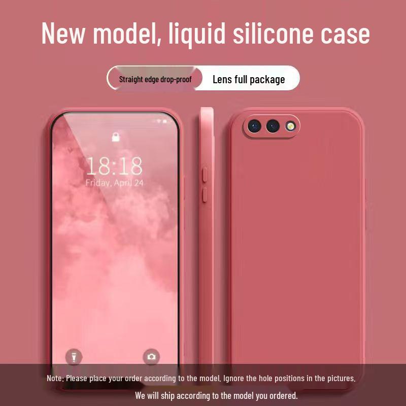 OPPO A3s Case: Solid Color, Liquid Magic Cube Design, All-Inclusive Anti-Drop, Personalized Soft Cover