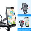 Fahrrad Handyhalter Drehbarer Handyhalter GPS-Clip Einhandbedienung Lenkerhalterung Für Motorrad ATV Roller