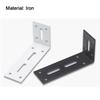 Stainless Steel/Iron Corner Brackets Wall Mounted Space Saving Fixing Bracket Useful Durable Shelf Bracket Hardware