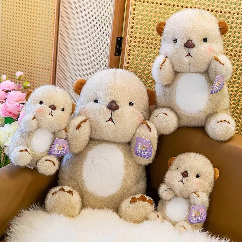 Cute Cute Beaver Plush Toy Bear Hamster Doll Animal Catch Doll