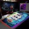 S-sailor Moon Girl Mouse Pad RGB Backlit Mouse Pad Laptop Mouse Pad Laptop Gamer Computer Desk Gaming Accessories