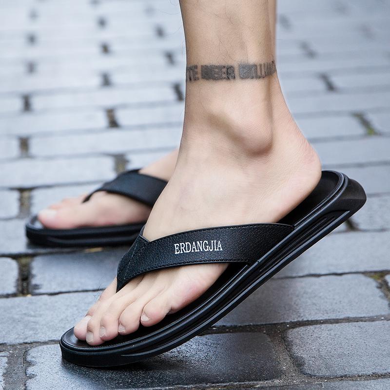 39-45 Summer Men's Flip-flop Sandals Men's Flip-flops Beach Shoes Men's Non-slip Slippers