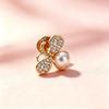 Bee Imitation Pearl Anti-Exposure Button Brooch, High-End Women's Scarf Buckle, Fixed Clothes Snap Button, Neckline Decoration All Season