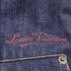 Louis Vuitton B Louis Vuitton Jeansjacke Logo Knopf Monogramm Vintage Baumwolle/Polyurethan Damen Gebraucht