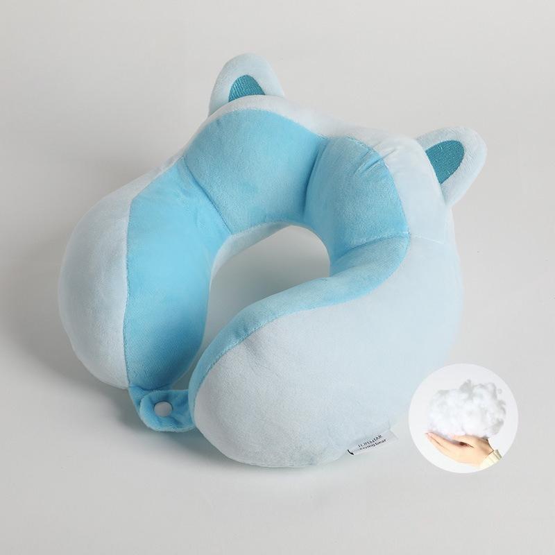 Cartoon U-shaped Pillow Hump Neck Pillow Office Nap Neck Pillow Travel Portable Aircraft Pillow Soft Neck Pillow