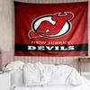 1PC Jersey Devils Logo Tapestry Accessories Playroom Tapestry, for Bedroom,Livingroom, dormitory Room Wall Decor Fan Birthday Gifts