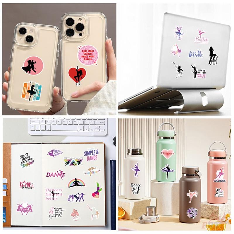 50Pcs/Set Dancer Slangs Series 01 Stickers DIY Fashion Waterproof Doodle Decals Stickers