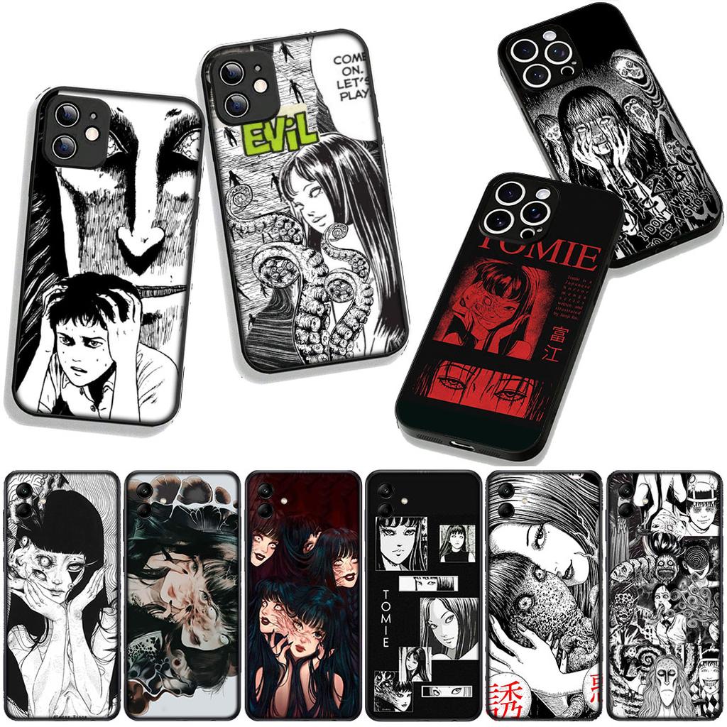 for Samsung Galaxy A36 A17 A26 A07 A35 A54 A53 A13 A33 A34 S8 S9 S20 S21 FE S10 Plus Phone Cover Case Wallpaper Junji Tomie Ito