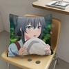 1pc Yukino Yukinoshita Anime Characters Pillow Case Fashion Square Pillowcase Bedroom Sofa Room Ins Decoration Leisure
